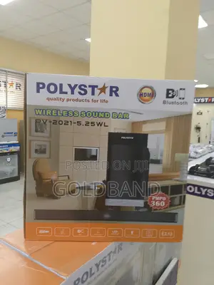 Polystar Pv-2021-5.25wl Soundbar–Supports Usb, Aux, Hdmi, Fm