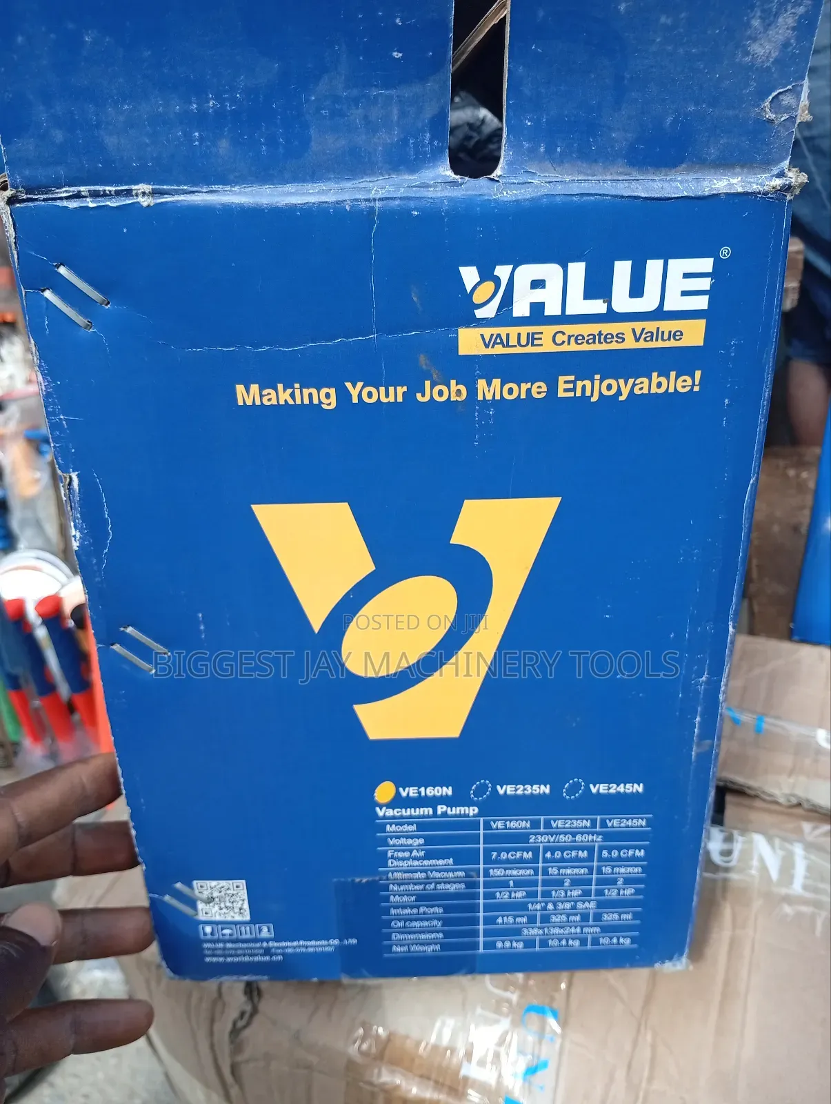 Vacuum Pump Value