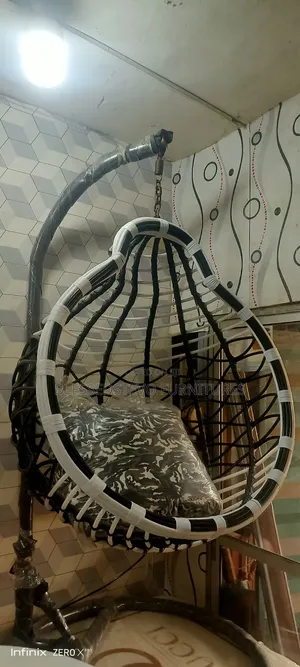 Swing Chair Black and White Color