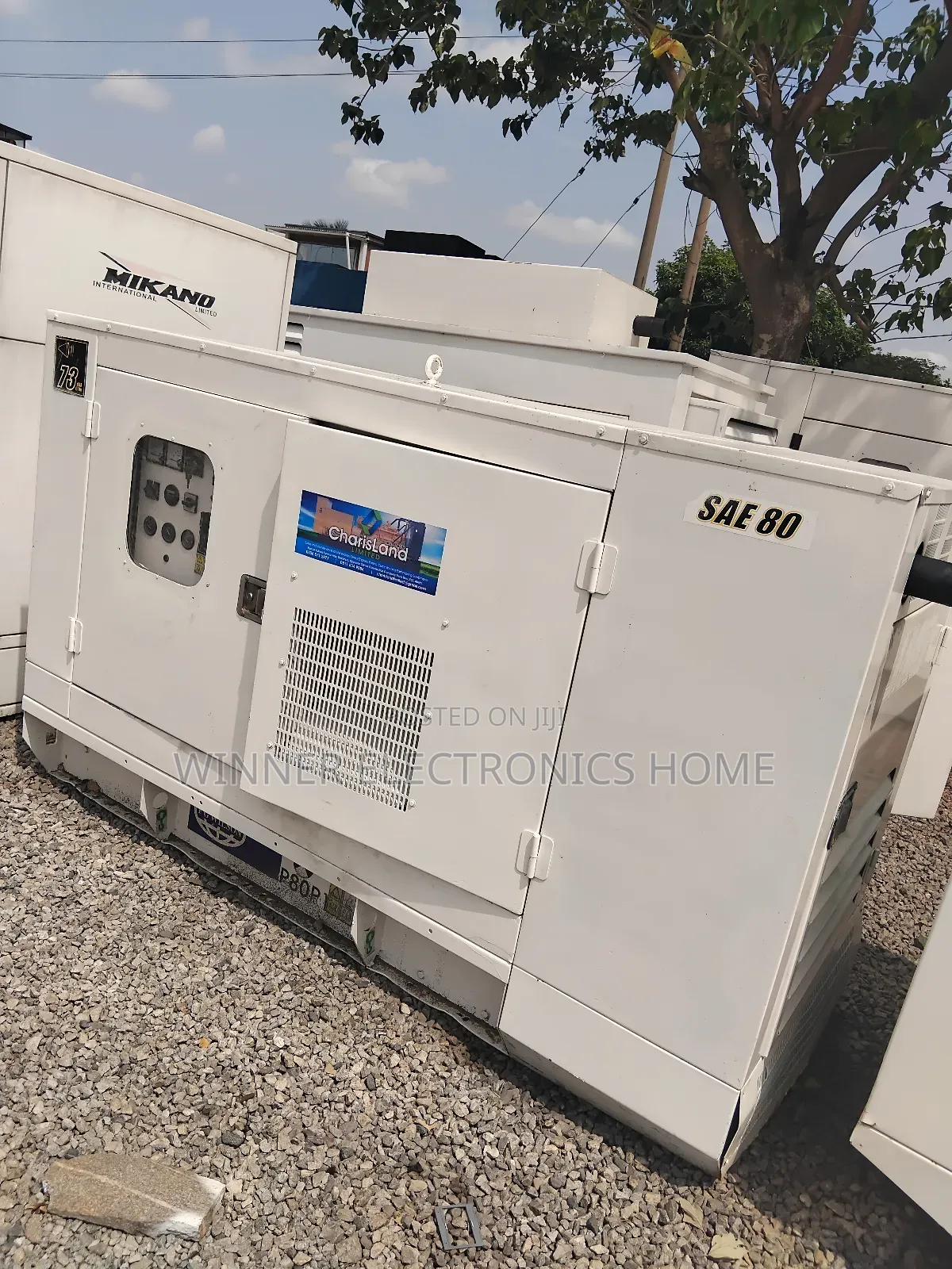80kva Fg Wilson Used Generator 100% Copper Coil