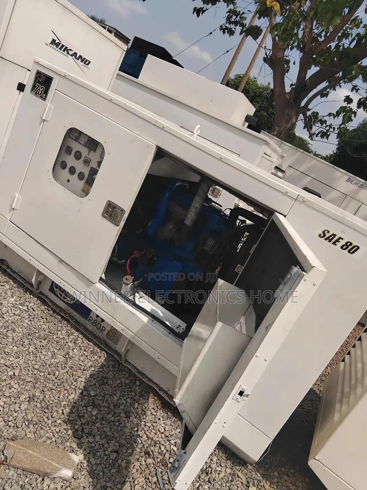 80kva Fg Wilson Used Generator 100% Copper Coil