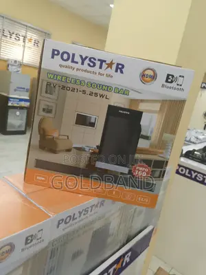 Polystar Bluetooth Sound Bar–Immersive Home Audio Experience