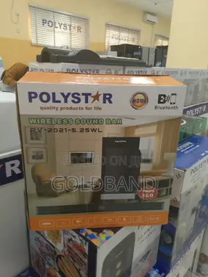 Polystar Sound Bar – Wireless Audio for Tv, Music Movies