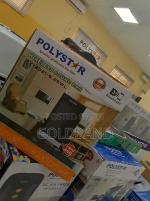 Polystar Home Theater Sound Bar – Wireless Sleek Design