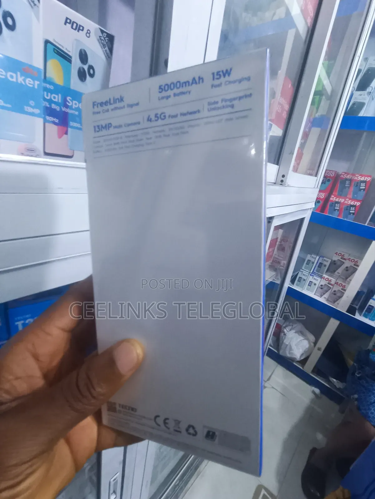 New Tecno Pop 10 64 GB Black