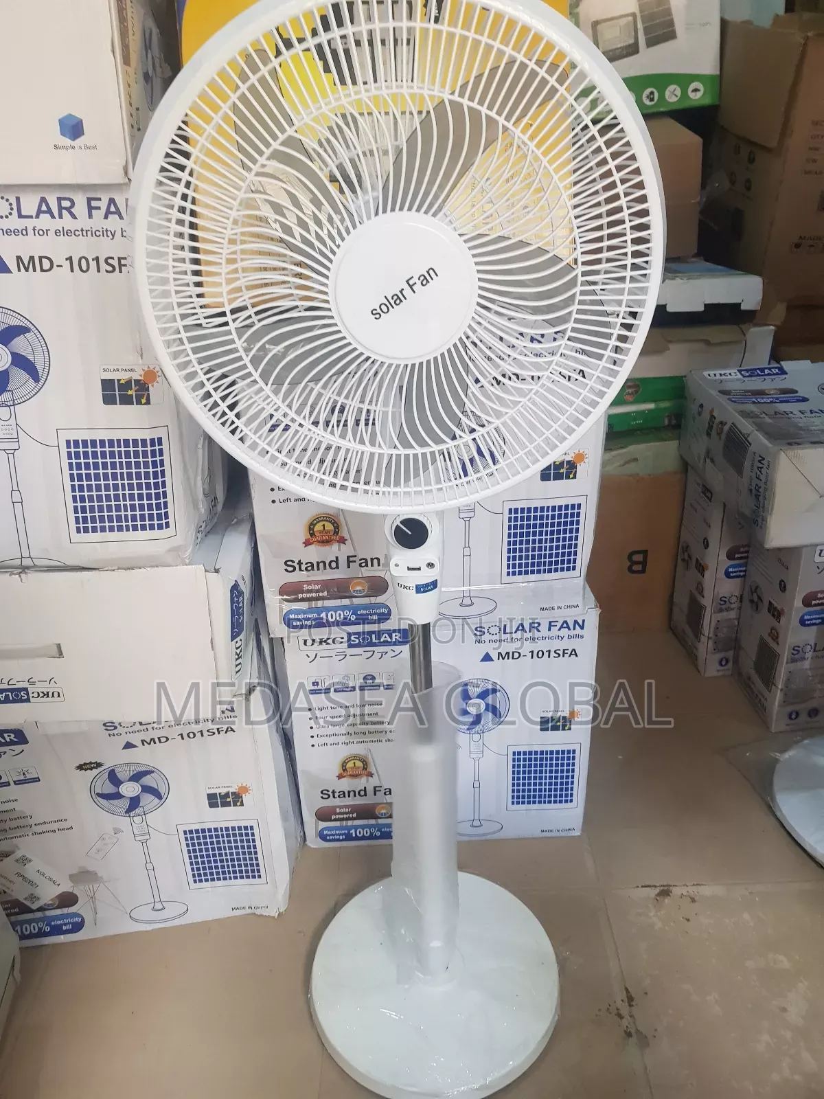 Solar Standing Fan