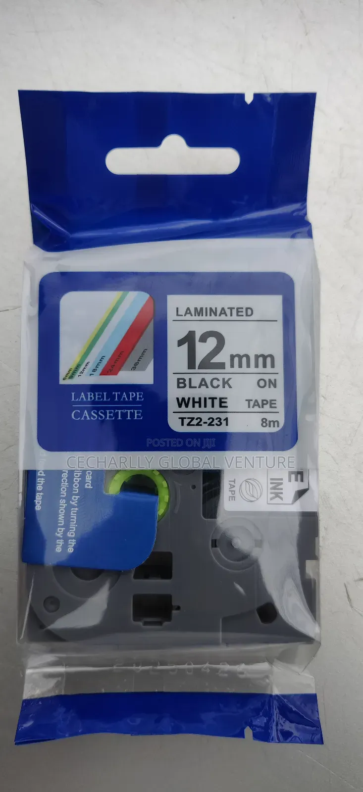 12mm Brother Labeling Cassette