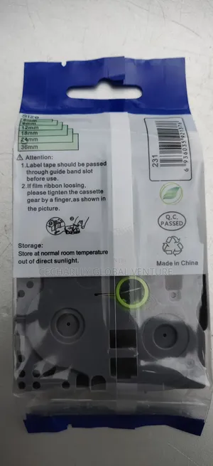 12mm Brother Labeling Cassette