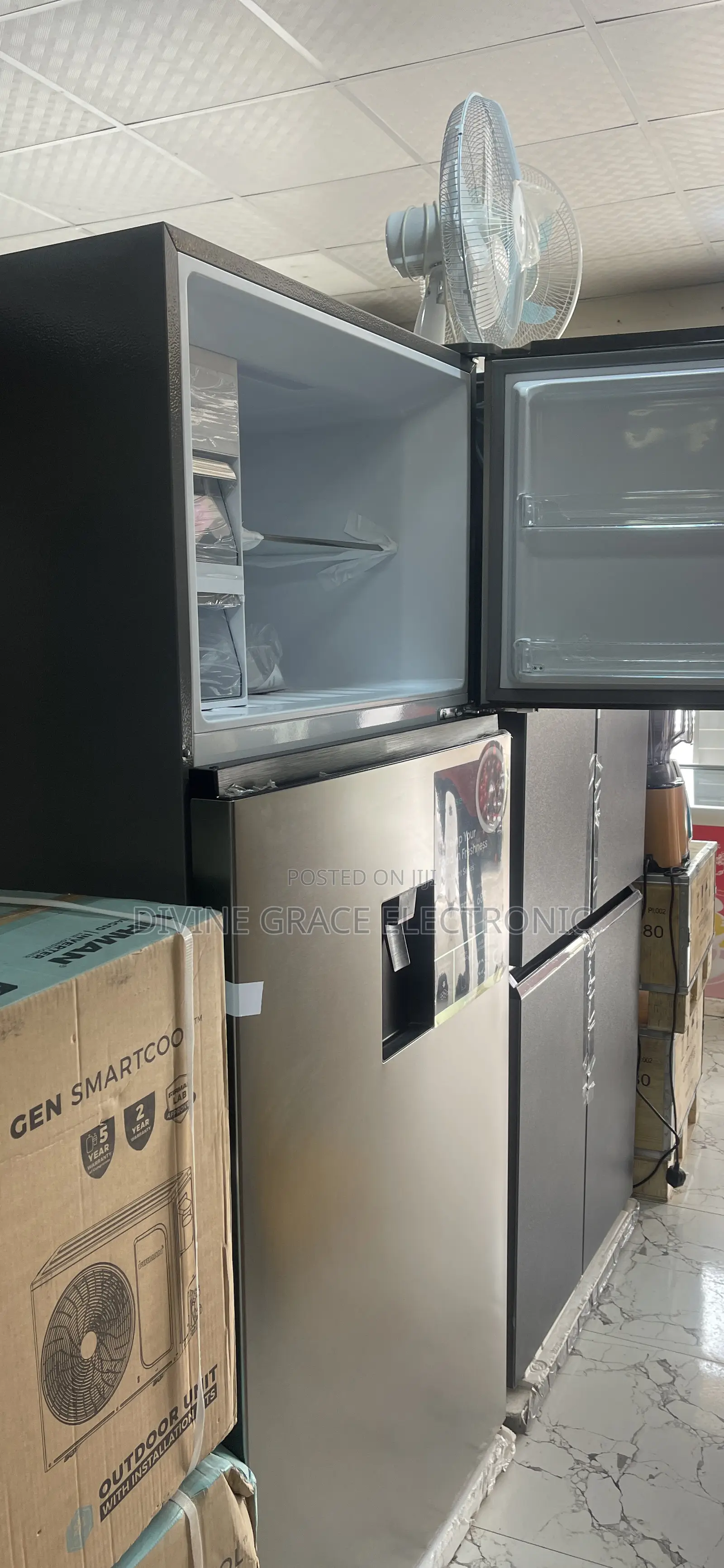 535 Litres Hisense Double Door Inverter Refrigerator