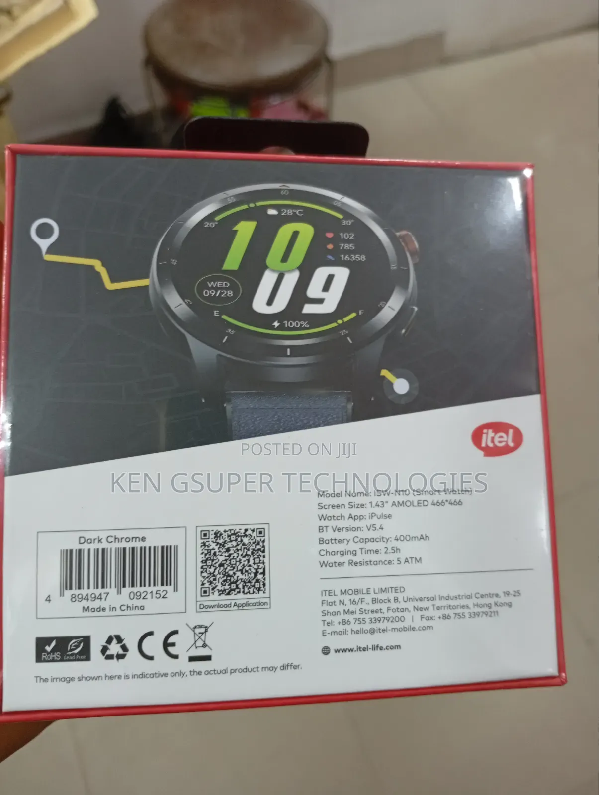 Itel Smart Watch Apex N10