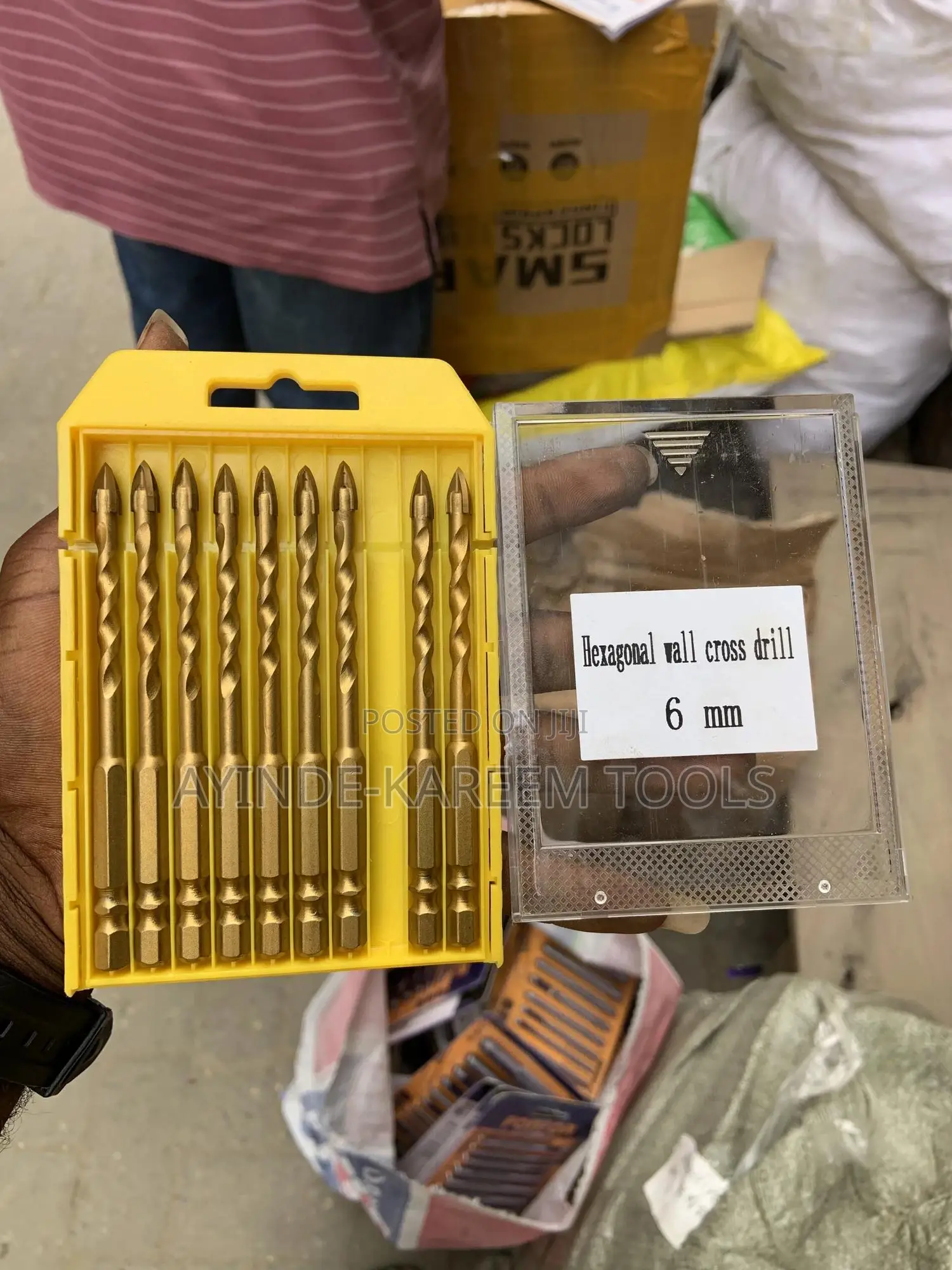 Hexagon Wall Cross Drill of 10pcs (6mm)