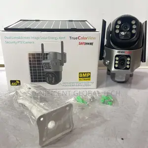 Safehome 8mp 4g Dual Lens Solar Big Outdoor Camera V380 App