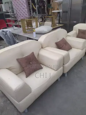 Milk Leather Chair Available