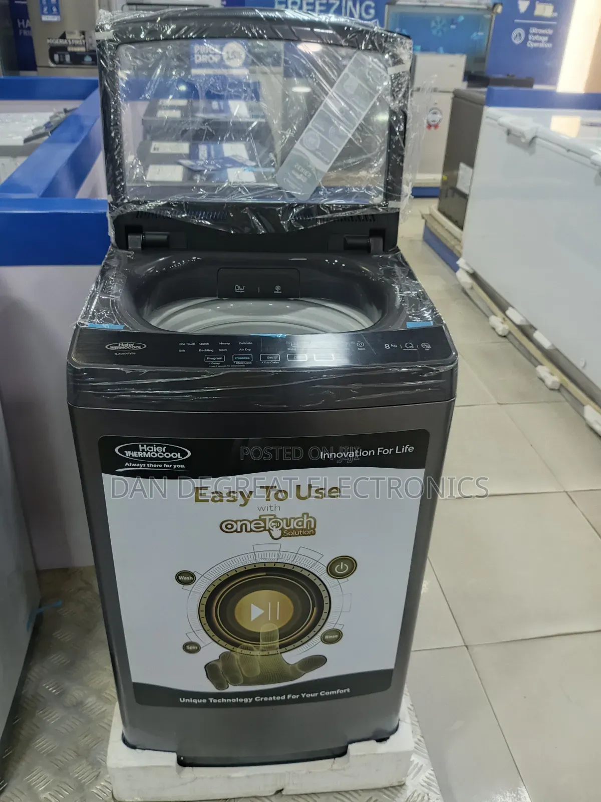 Haier Thermocool 8 Kg Top Load Automatic Washing Machine