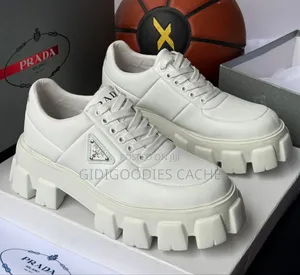 Chunky Lace-Up Prada Shoes