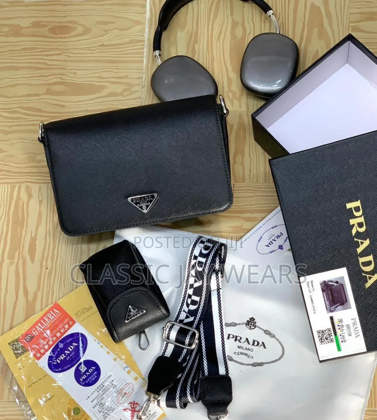Prada Side Bag Full Boxed Available