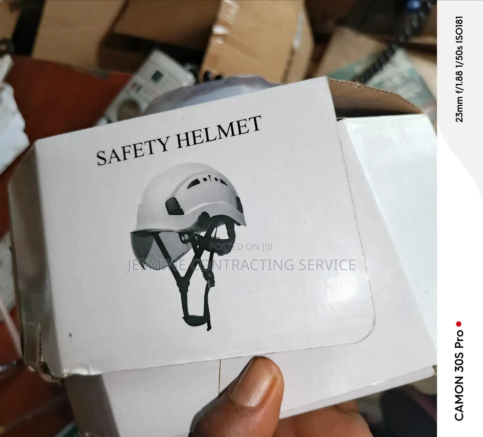 Four Chin Strap Helmet