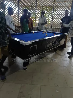 7ft High Glossy Marble and Coin Snooker