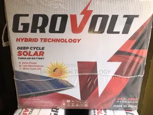 Grovolt 220ah Tubular Battery.