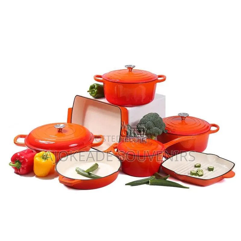 7pcs Set Cast Iron