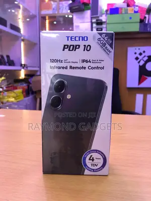 New Tecno Pop 10 64 GB Black