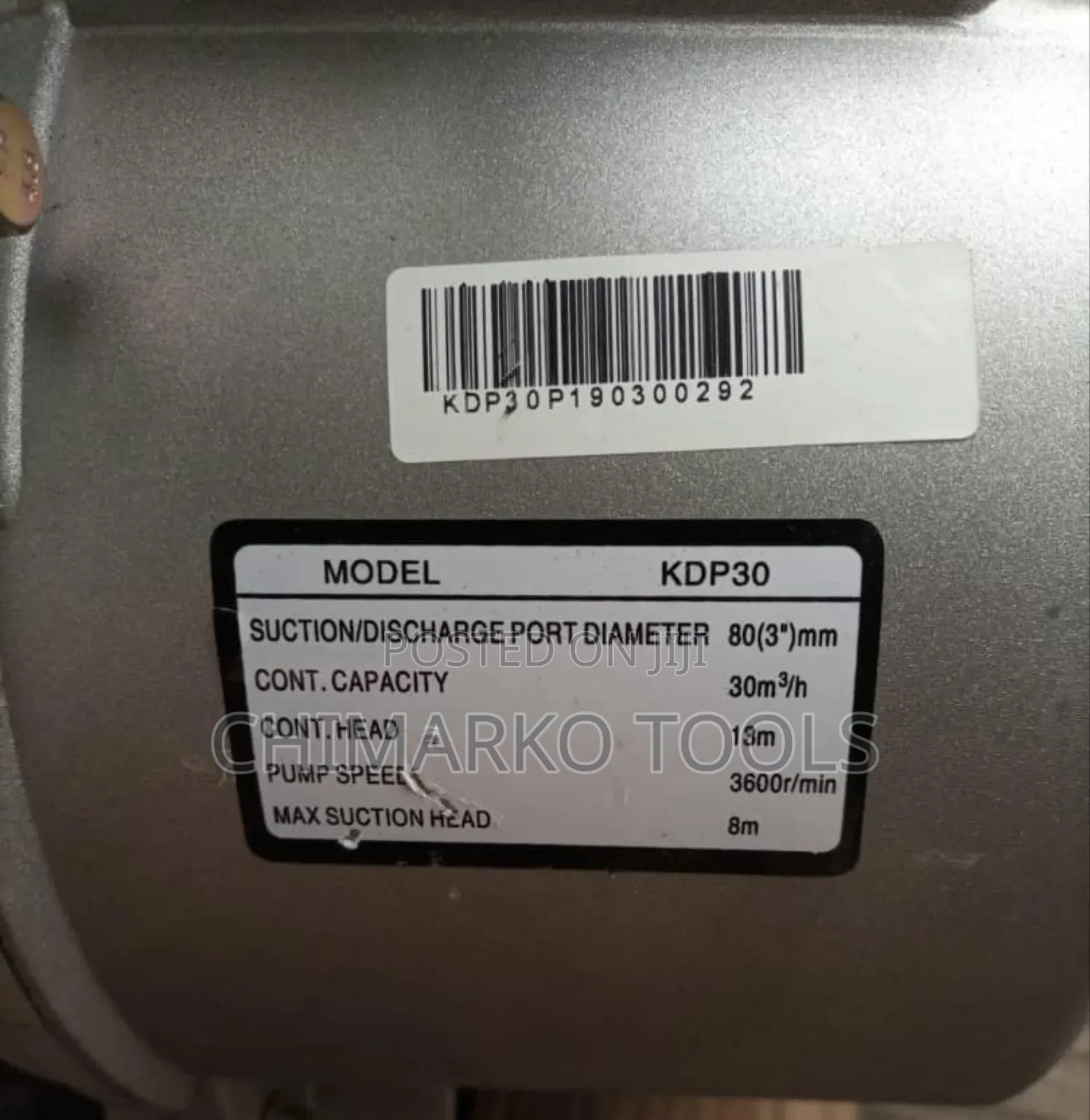 Kama Water Pump Machine 3 " Diesel Engine