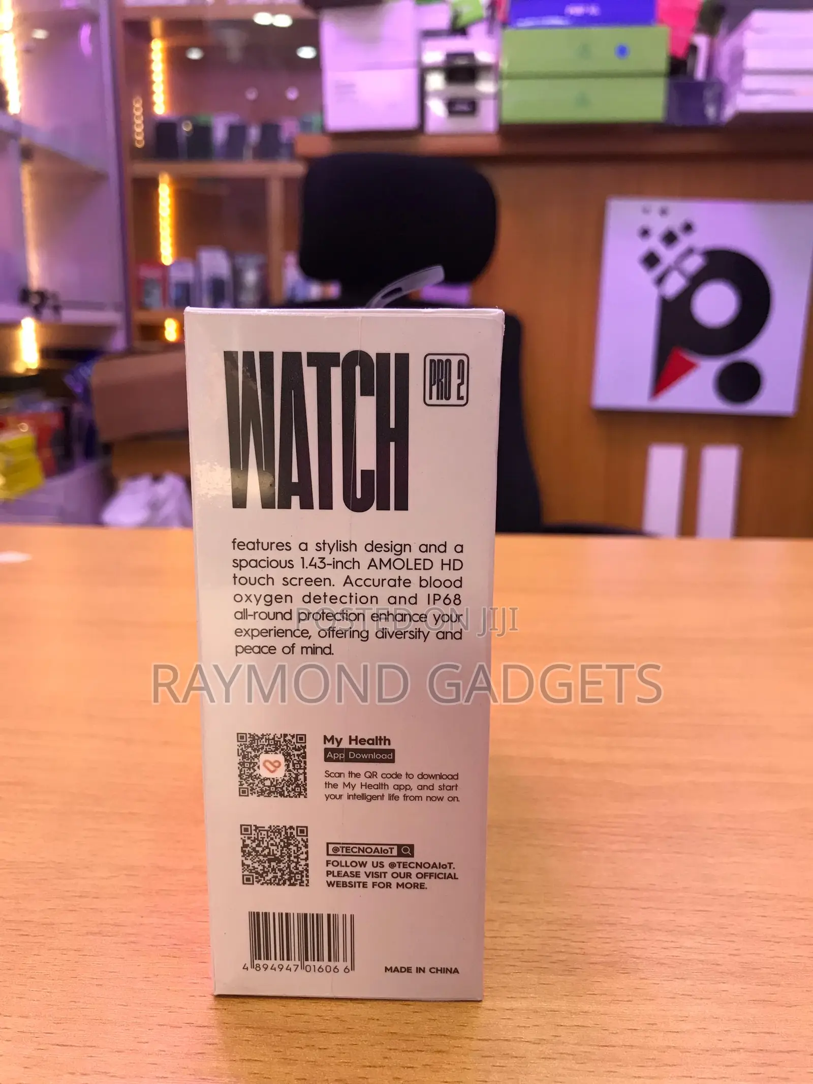 Tecno Smart Watch Pro 2 (Wp02) – 1.43” Amoled Display