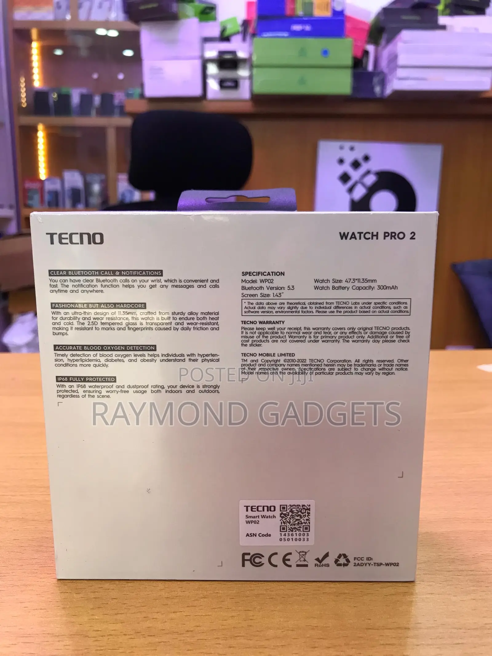 Tecno Smart Watch Pro 2 (Wp02) – 1.43” Amoled Display