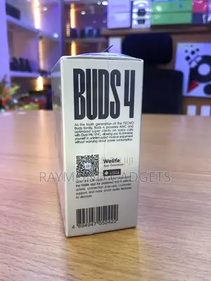 Tecno Buds4 – True Wireless Stereo Earbuds With Active Noise