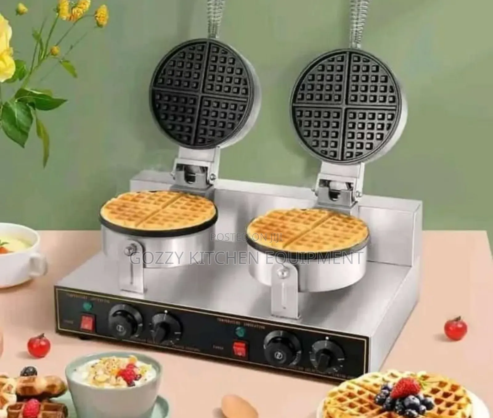 Double Waffle Baker Cone