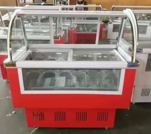 14 Pan Ice Cream Display Freezers