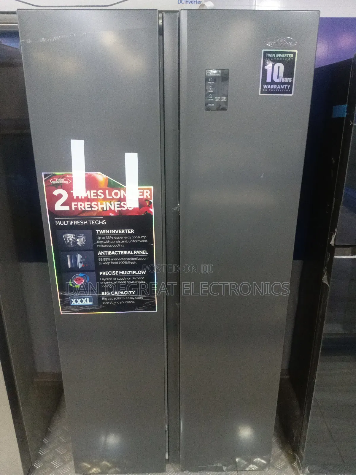 Haier Thermocool 520 Inverter Side by Side Refrigerator