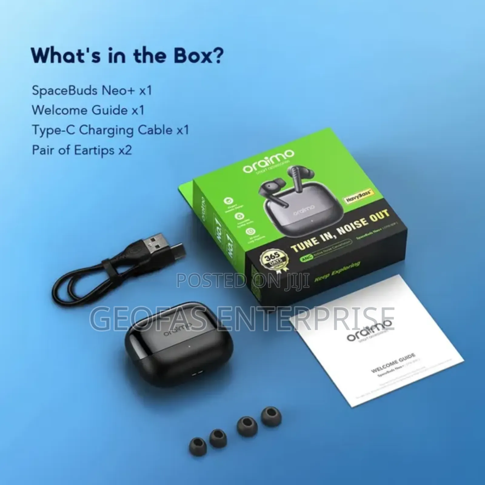 Oraimo Spacebud Neo+Anc Spatial Audio True Wireless Earphone