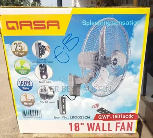 Qasa 18inches Ac/Dc Inverter Wall Fan