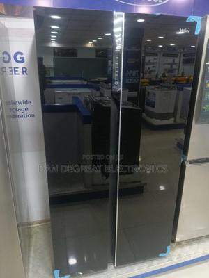 Haier Thermocool 619 Glas Inverter Side by Side Refrigerator