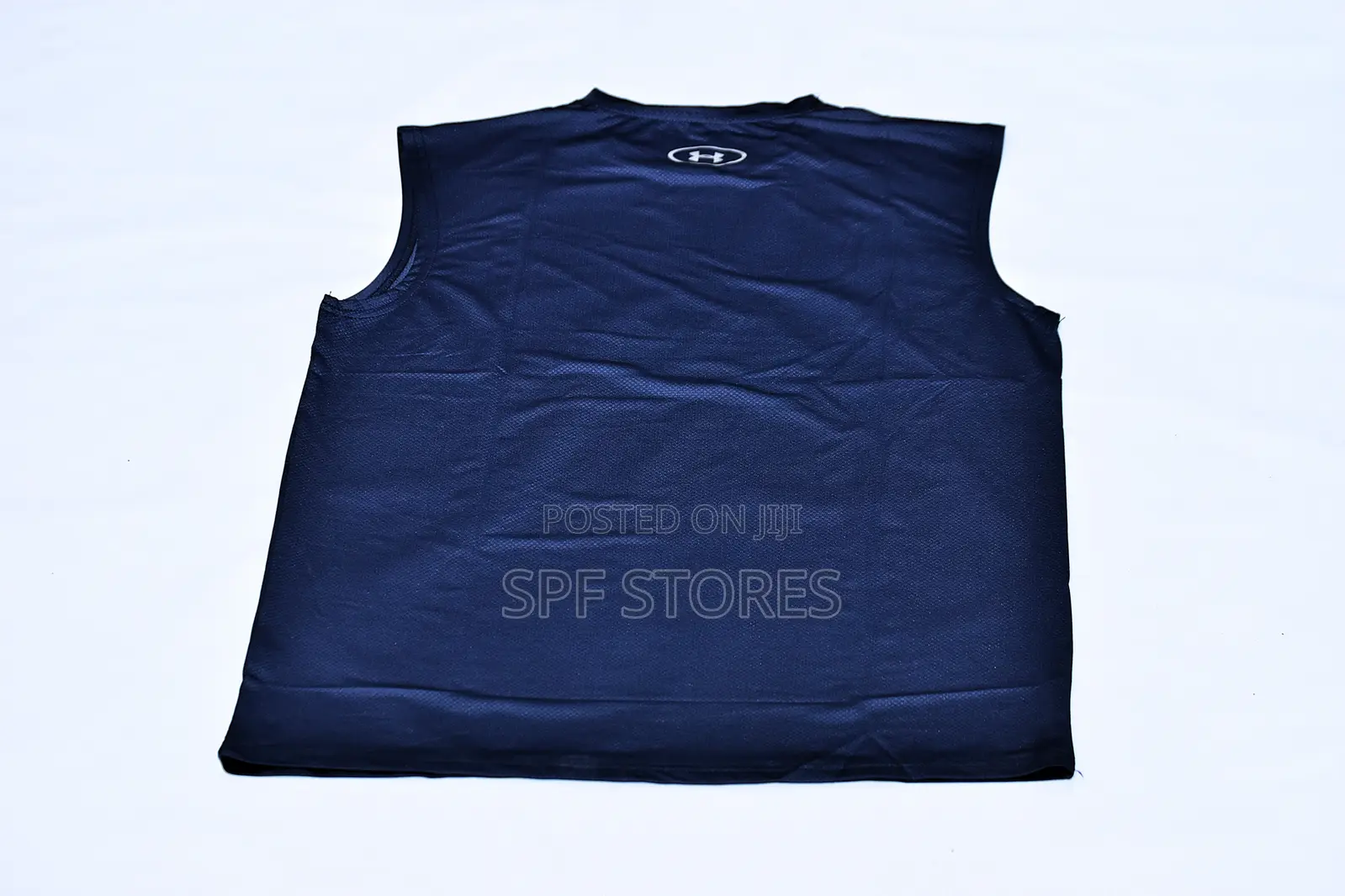 Blue Sleeveless Shirt