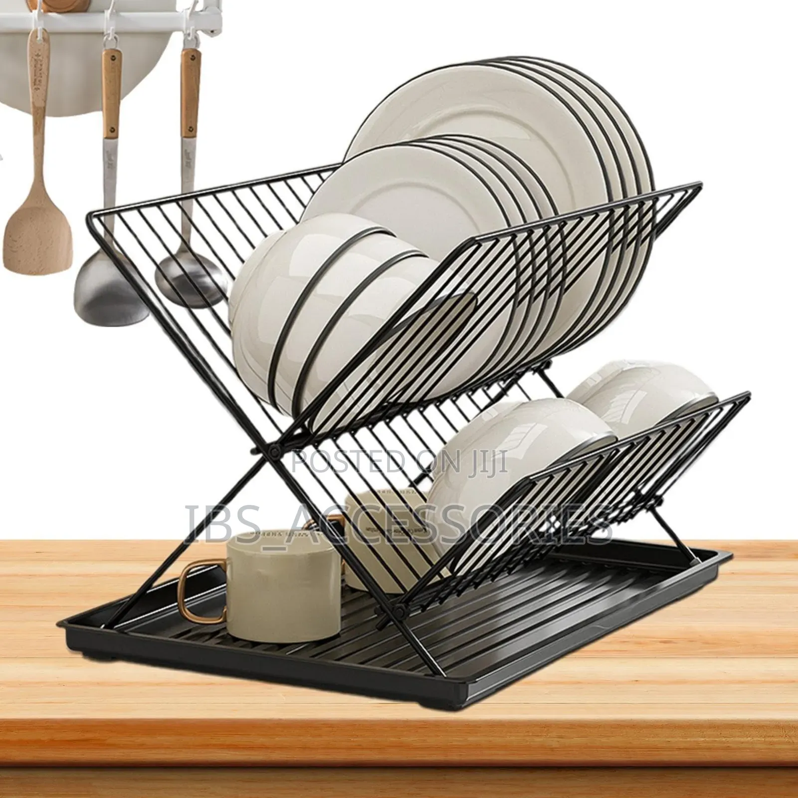 2tier/Step Plate Rack