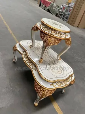 Unique Royal Centre Table With 2 Side Stools.