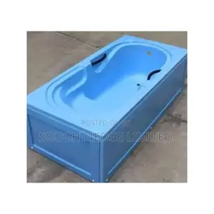 Plain Blue Bathtub