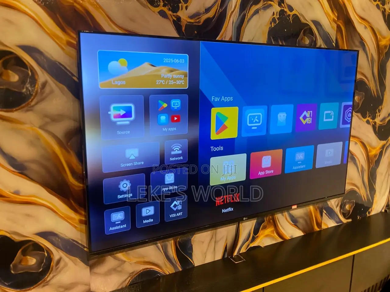 65” Lg Uhd Android Smart Tv With One-touch Access