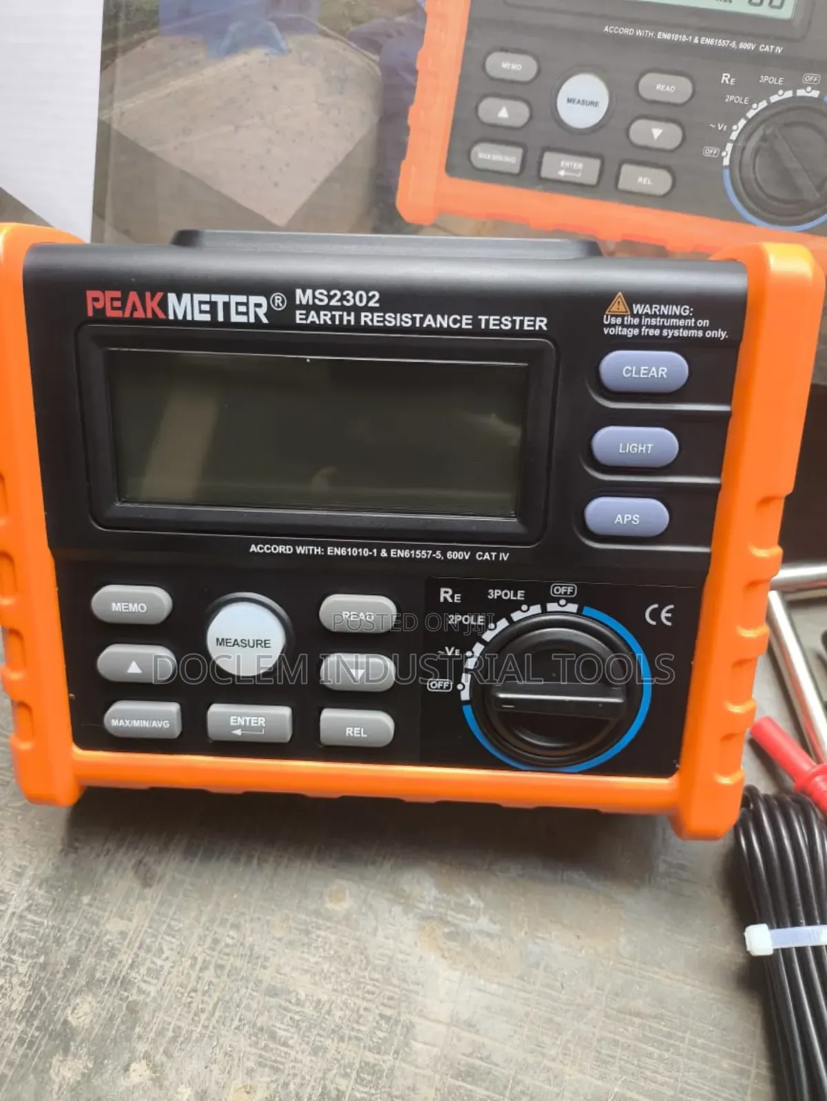 Digital Earth Resistance Tester Ms2302