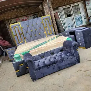 High Quality 6/6 Padded Bedframe Full Set