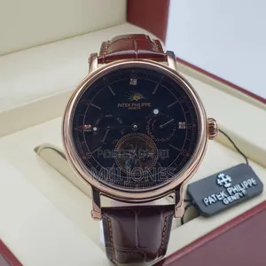 "Luxury Watch Inspired by Patek Philippe - Automatic Leather