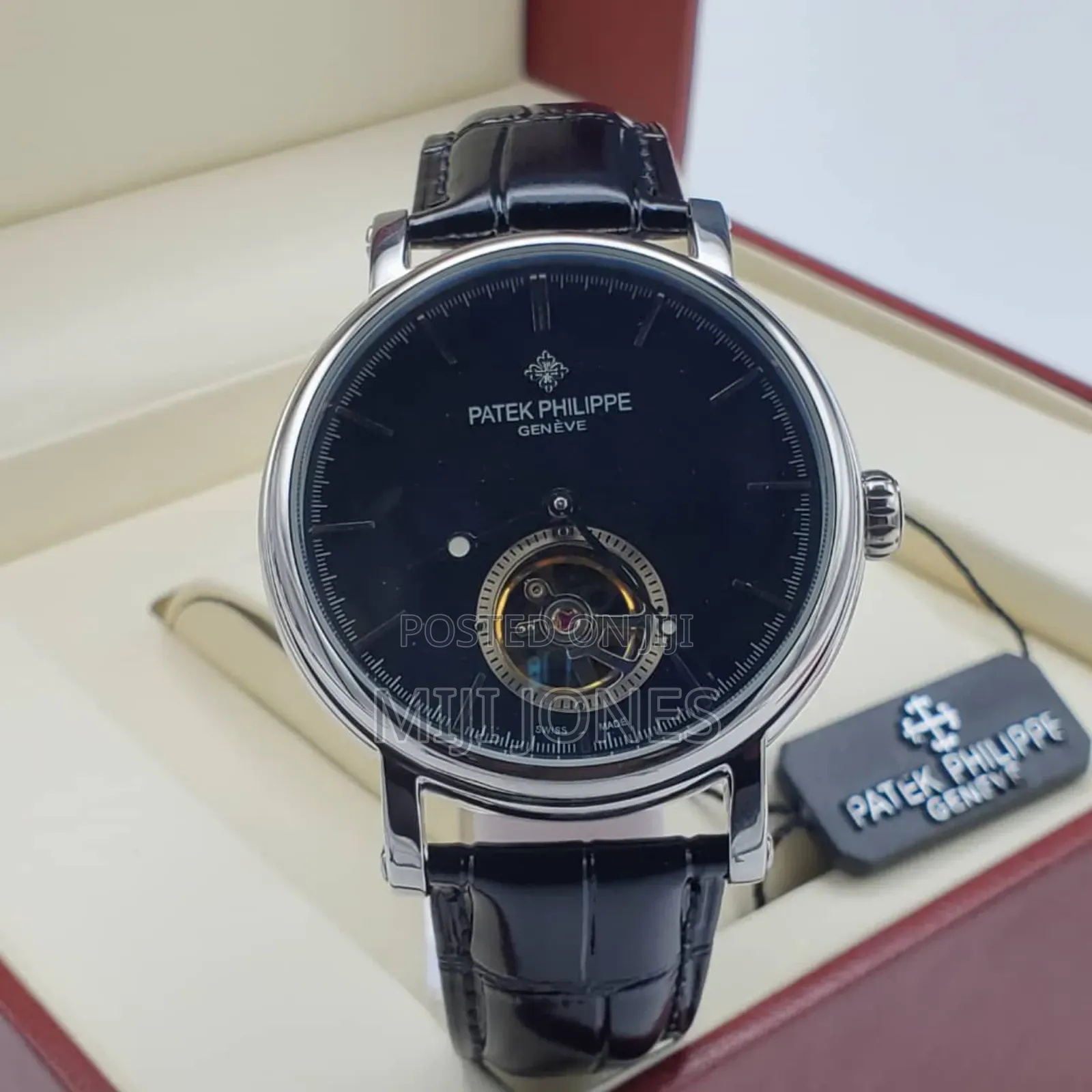 "Luxury Watch Inspired by Patek Philippe - Automatic Leather