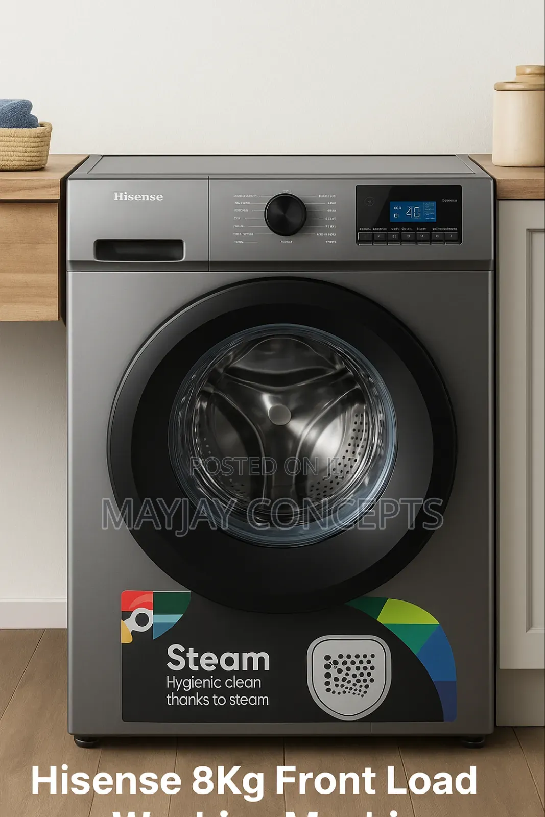 Hisense 8kg Front Load Automatic Washing Machine