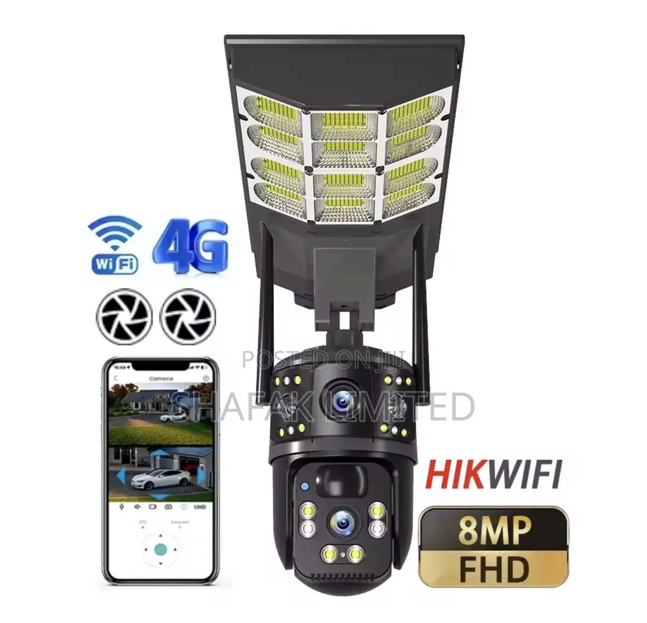 Ai Solar Streetlights Camera