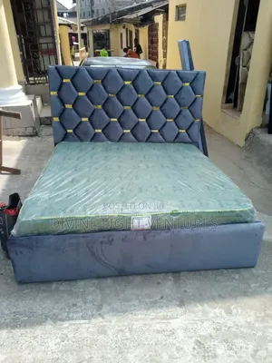 Ash Color 6by6 Bed Frame and Foam
