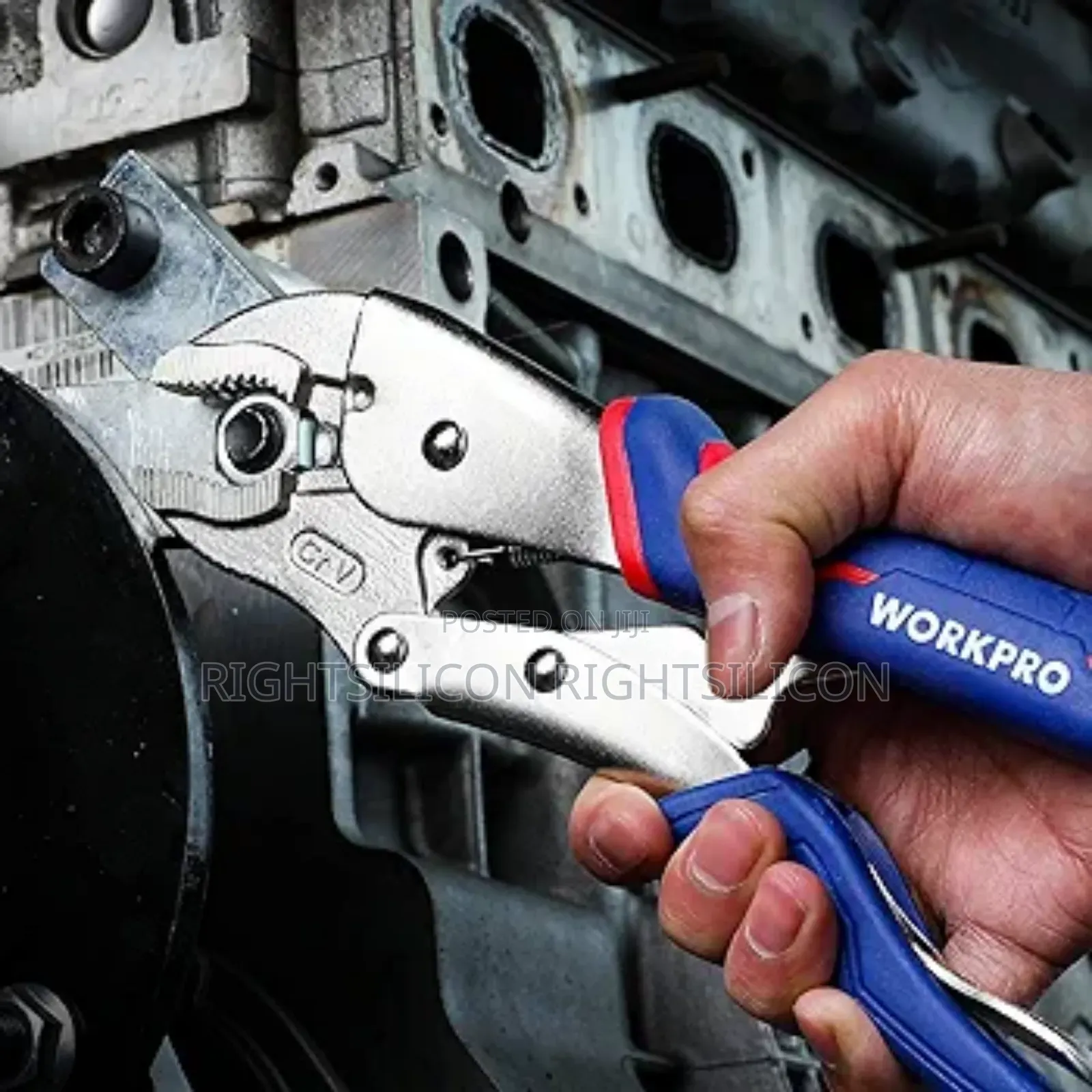 Usa Workpro 4-piece Locking Pliers Set With Comfortable Grip