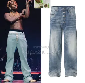 Pure Quality Luxury Men's Cargo Jeans 👖 Well Branded