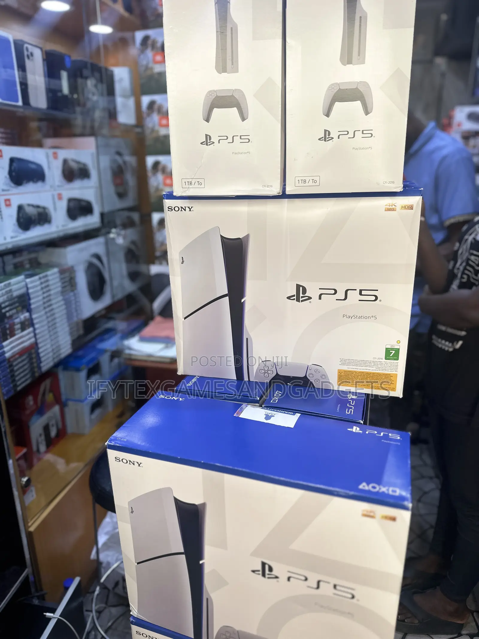 1tb Playstation 5 Slim Standard Version With 12 Latest Games